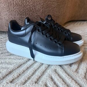 Alexander McQueen Black and White Sneakers